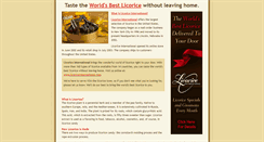 Desktop Screenshot of ilovelicorice.com
